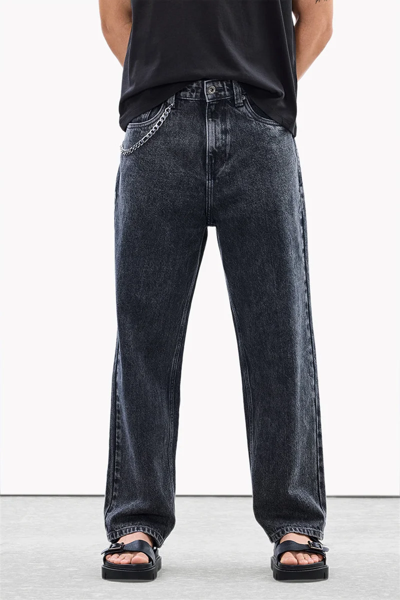 سنيتش Core Lab Baggy Acid Wash Jeans